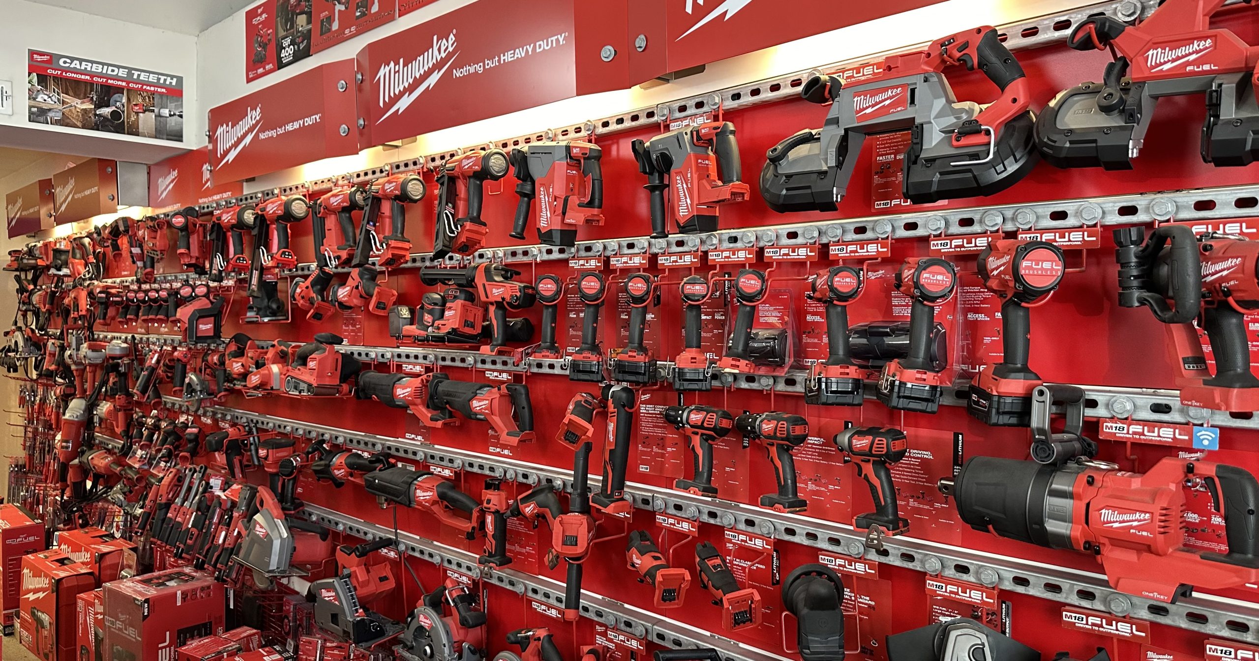 Milwaukee Tools Display
